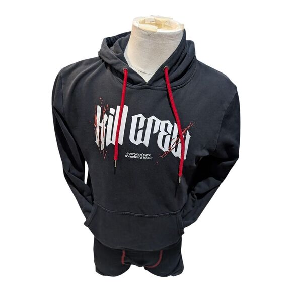 Kill Crew Other - Kill Crew hoodie  Size Medium, measures 23" pit-to-pit x 27" length.